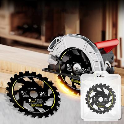 5.5 Inch Lithium Saw Blades Wear Resist Alloy Circular Saw Blade Multi-Purpose Wood Cutting Saw Blades for Hardwood Plywood OSB