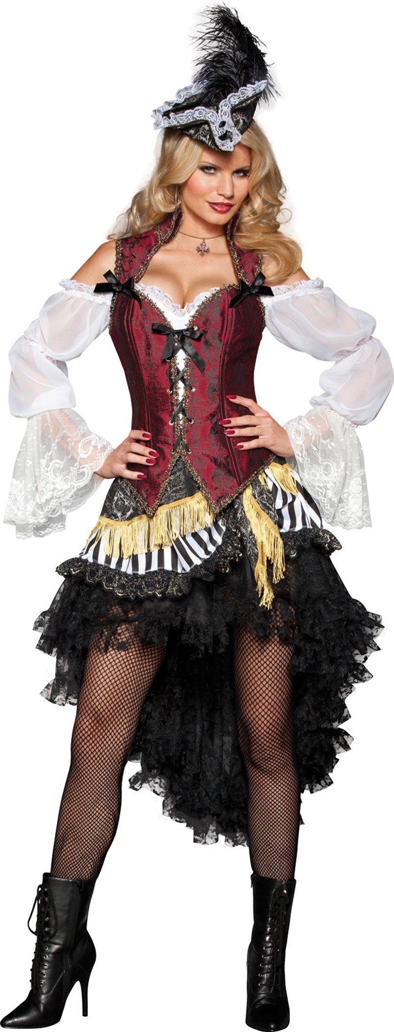 

High Seas Treasure Adult Halloween Costume, Costume, Size X-Small