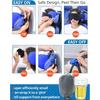 3D Contoured Travel Pillow 100% Blackout Zero Eye Pressure Sleeping Mask Soft Adjustable for Airplane Comfort