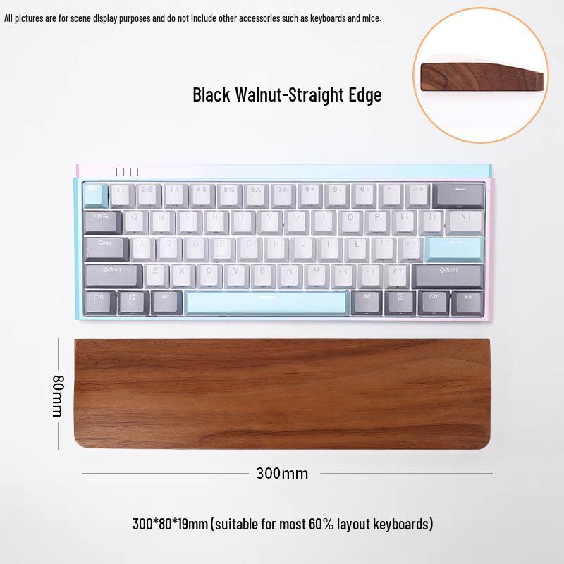 

North American Black Walnut Keyboard & Mouse Wrist Rest Set