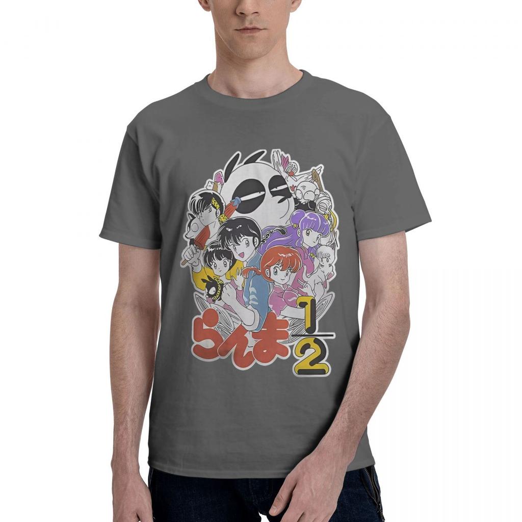 Japanese Comedy Anime 100 Cotton Casual Breathable Confortable Men Top High End Mens Clothing T Shirt Men