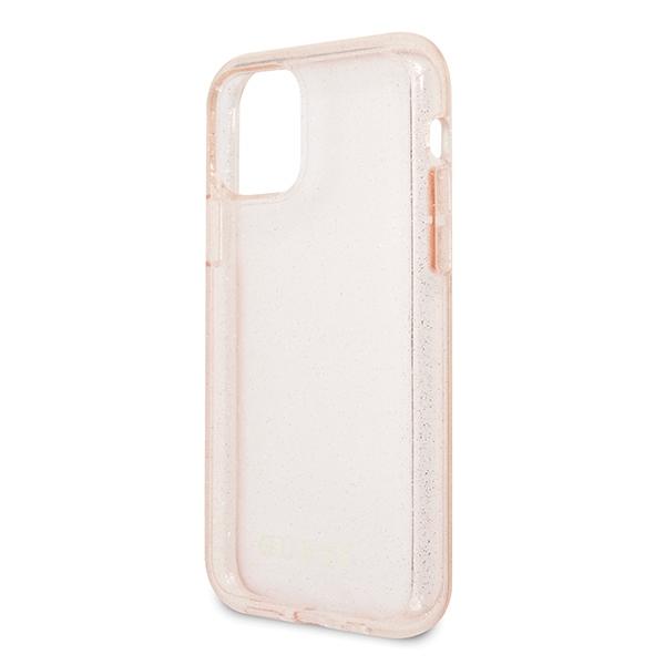 Guess Guhcn65Pcglpi Iphone 11 Pro Maxróżowy/Pink Hard Case Glitter