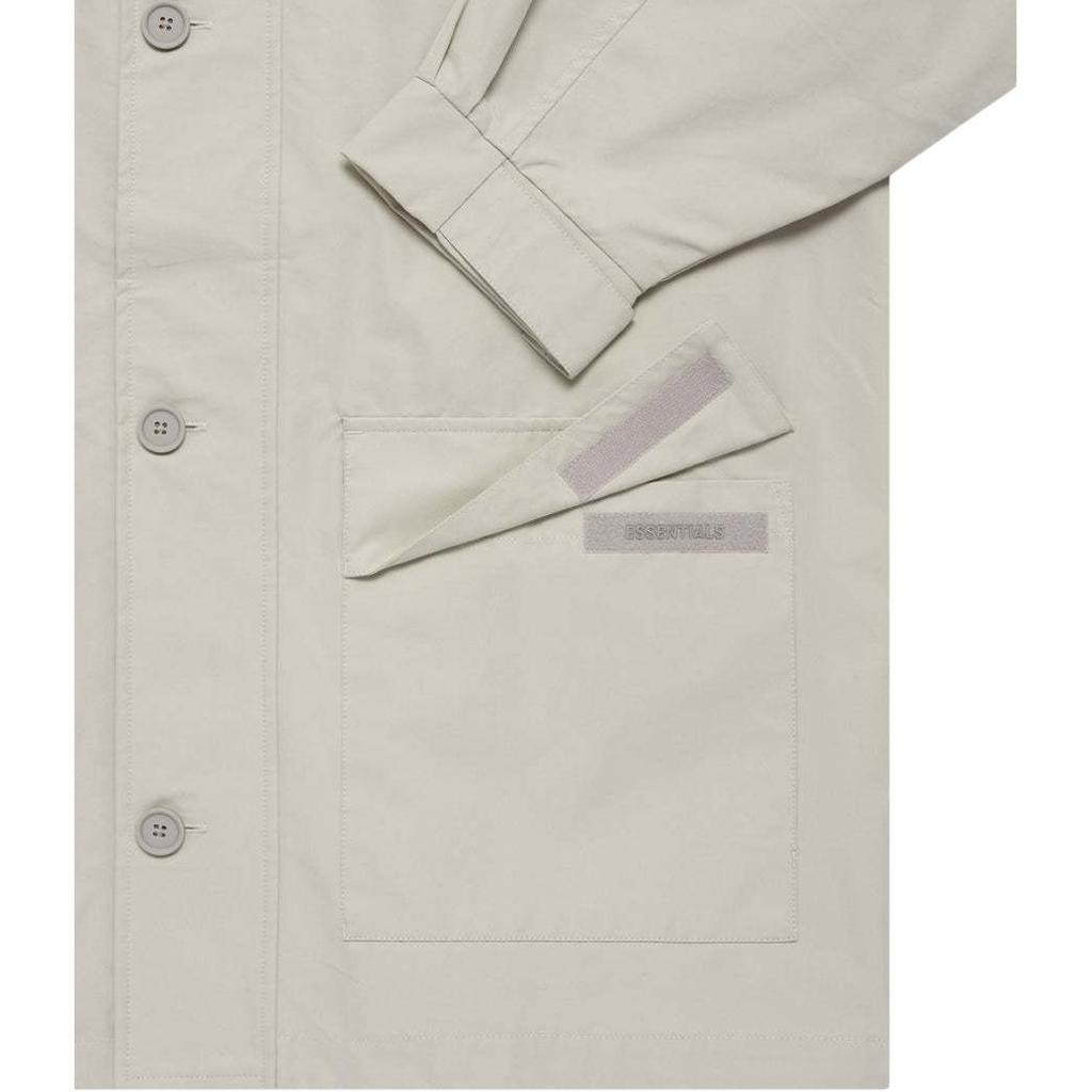 Fear of God Essentials SS22 Barn Jacket Mid-length Windbreaker Men Jackets Wheat FOG-SS22-263