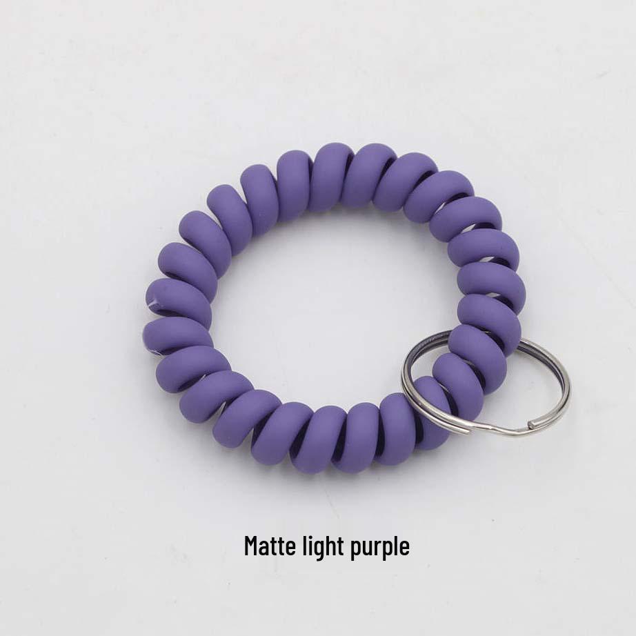 Minimalist Spring Coil Bracelet Keyring & Hair Tie