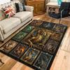 Golden Dragon Compilation Pattern Rug Floor Mat for Living Room or Bedroom Soft and Comfortable Carpet a Gift for Birthday and Holiday.