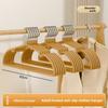 Super Thick Matte Resin Coat Hanger, Seamless and Anti-slip, Adult Thickened Coat Hanger Support Coat Hanger