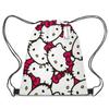 Hello Kitty Full Print Bundle Mouth Bag Melody Polyester Drawstring Backpack Girls Large Capacity Storage Bag