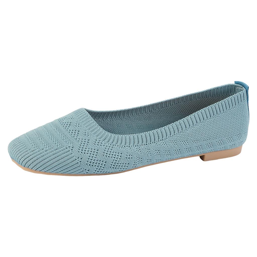 Women Flat Shoes Slip Comfortable Walking Ballerina Shoes Cute Ballet Ladies Portable Low Womens Tennis Shoes for Flat Feet