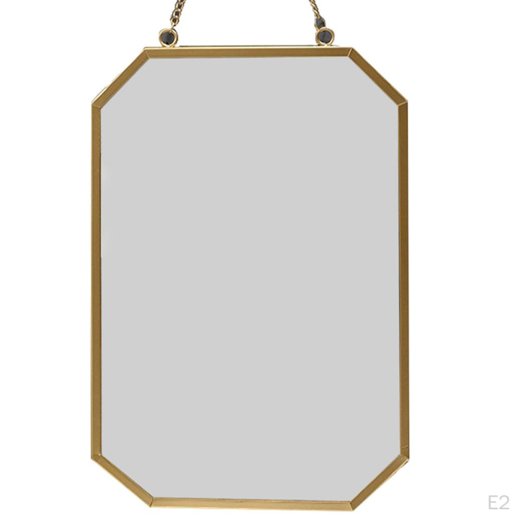 Chic Gold Chain Hanging Mirror for Modern Home Decor
