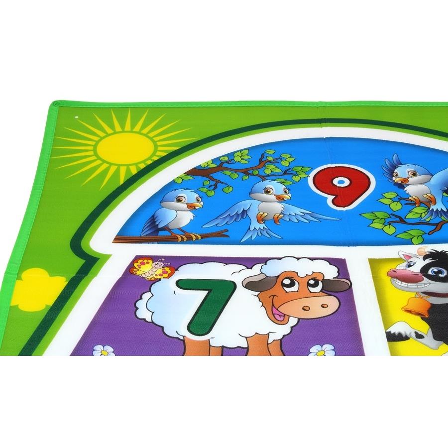 Large Floor Mat for Hopscotch Jumping Fun 200x90 Discs