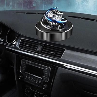 Rotating Solar Power Car Air Freshener, Essential Oil Diffuser, Perfume Diffuser