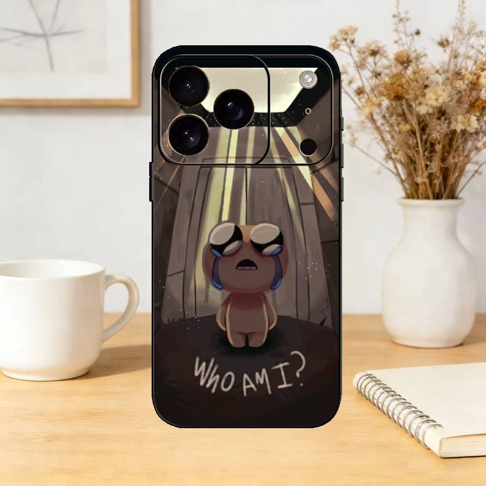 

The B-Binding Of Isaac Phone Case For iPhone 17,16,15,14,13,12,11 Plus,Pro Max,SE4Soft Silicone Black Cover iPhone16plus