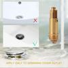 Washbasin Faucet Accessories Bounce Brass Water Pull Core Drain Spool Rebound Valve Spring Plug