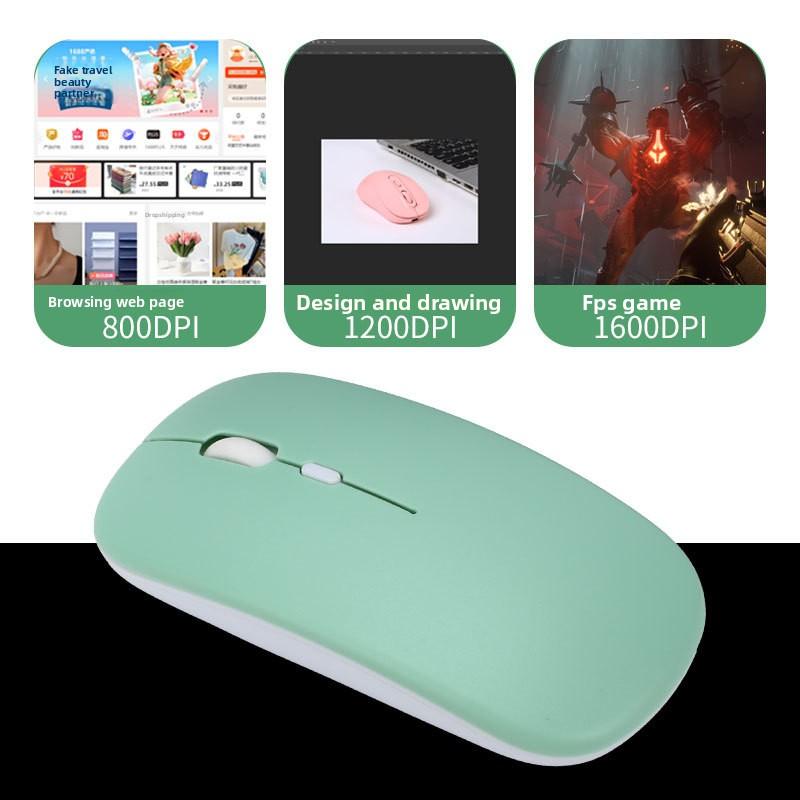 Wireless Dual-mode Mouse Laptop Universal Silent 2.4g Rechargeable Silent Bluetooth Dual-mode Wireless Mouse