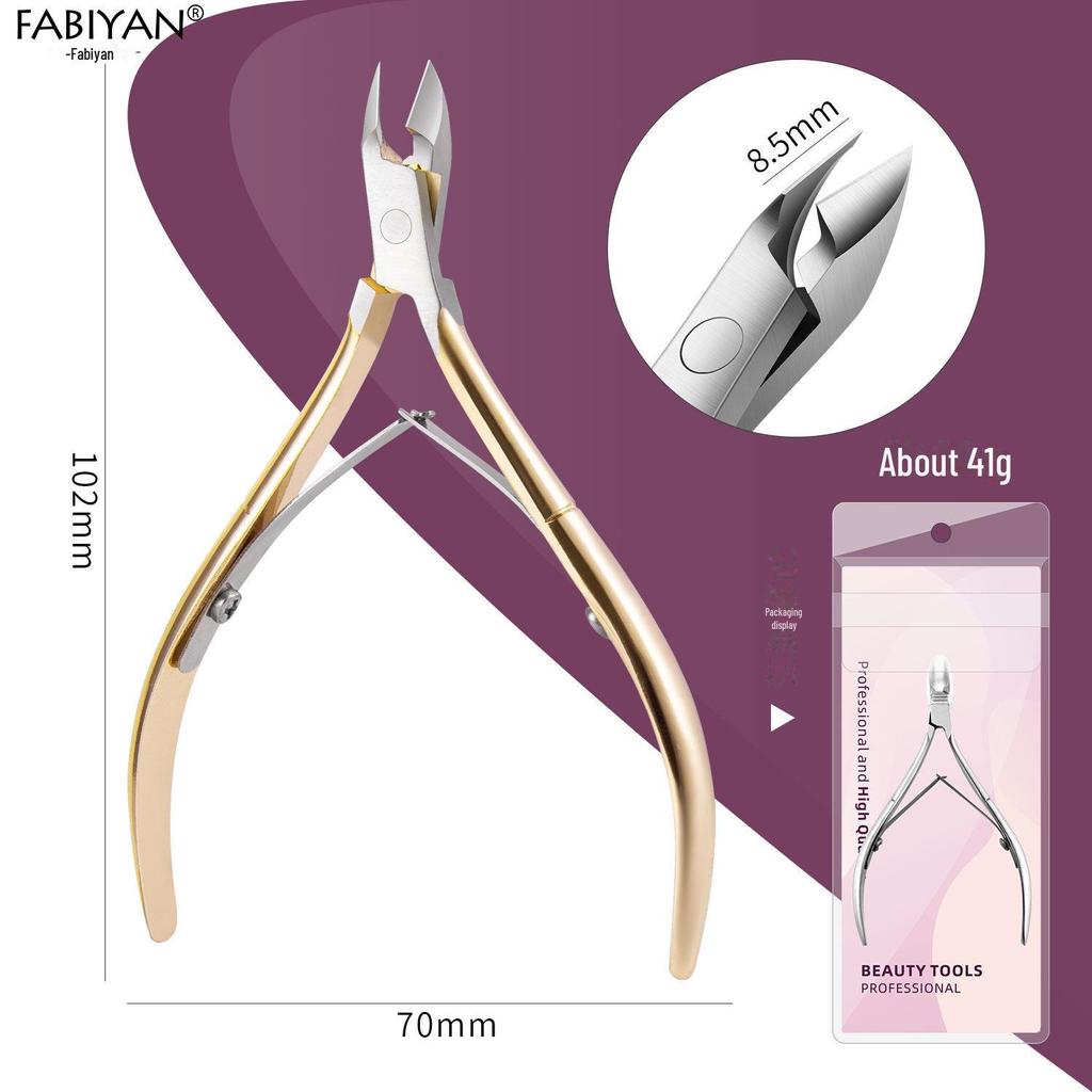 Stainless Steel Cuticle Scissors & Pliers Set with Nail Clippers - Nail Tool Kit