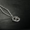 Retro Taotie Dragon Anheng Mannlige Smykker Fierce Coiled Dragon Halskjede 925 Sterling Sølv Menn Jubileum Tilbehør Gave