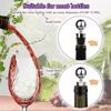 1/5/12pcs Plastic Bottle Stopper Wine Storage Twist Cap Plug Reusable Vacuum Sealed Bottle Cap Champagne Stopper Gifts Bar Tool