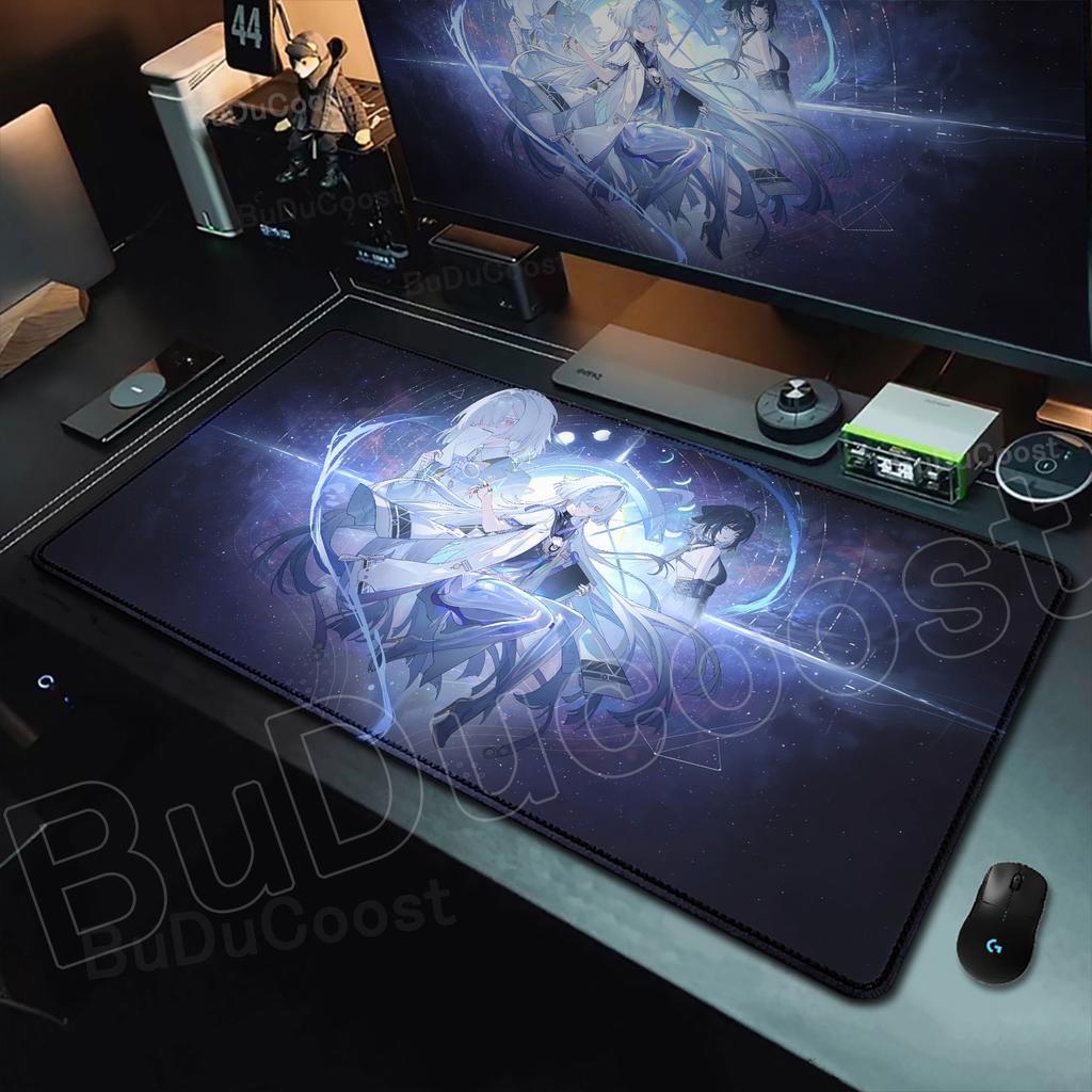 Wuthering Waves Mouse Carpet Aemeath Mause Pad Gamer Keyboard Mat Pads Mornye Protector Laptops Large Mousepad Cartoon Desk Mats