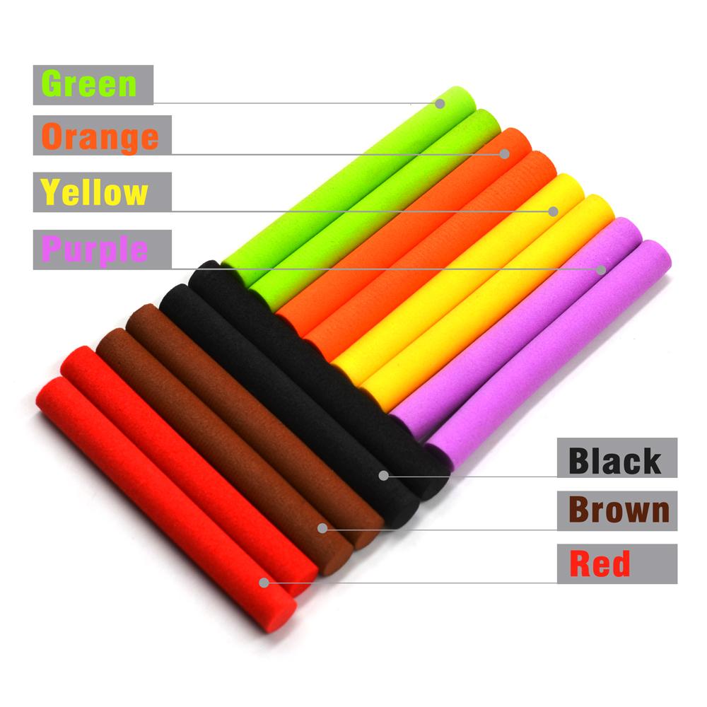 MNFT 5Pcs EVA Carp Fishing Foam Sticks 8mm 6mm Cylinder Float Making Fly Tying Rig Sticks Aligners Pop-up Baits Carp Fishing DIY