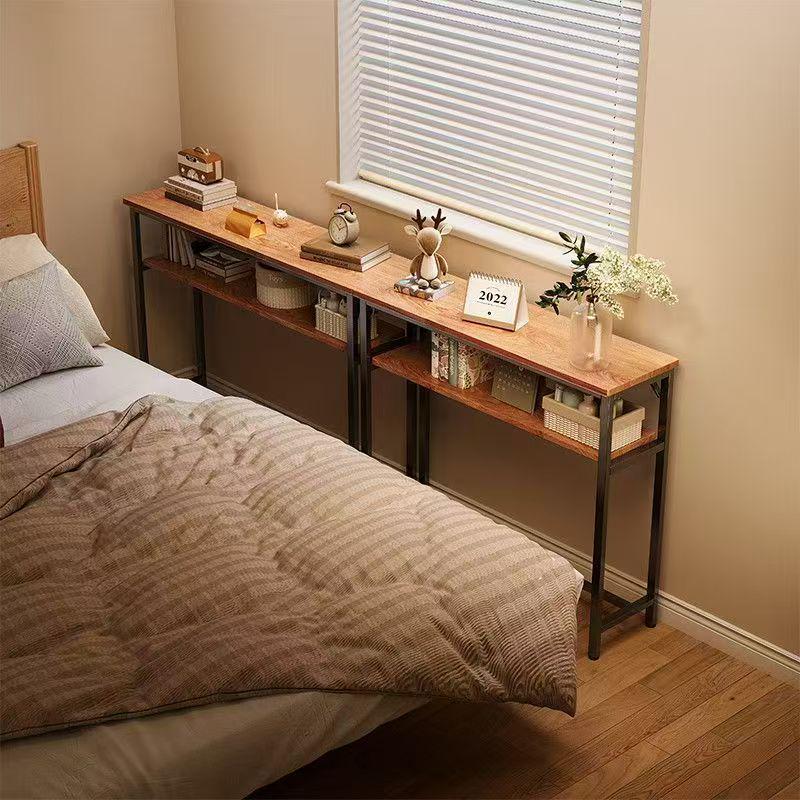 Wall-Leaning Bedside Gap Storage Rack