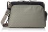 NEW Monogram Round Shoulder Bag Greige X Black [Isaac] Y01-06-01