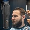 Professionelle Haarschneidemaschine aus Edelstahl - IPX7 Wasserdichter Trimmer mit 0,8-2 mm Verjüngungskontrolle & 8 Führungskämmen