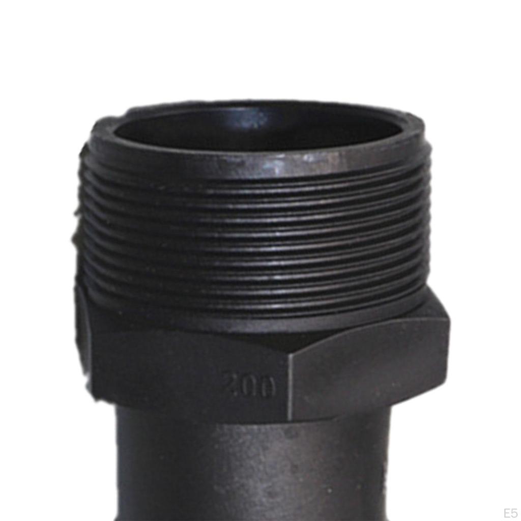Barrel Channel Hose Nozzle, Opening for Tank Overflow, Attachment, Thick IBC Channel, Rain