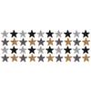 40Pcs Iron On Patches Rhinestones Star Pattern Delicate Decorative Cloth Patches 4 X 4cm
