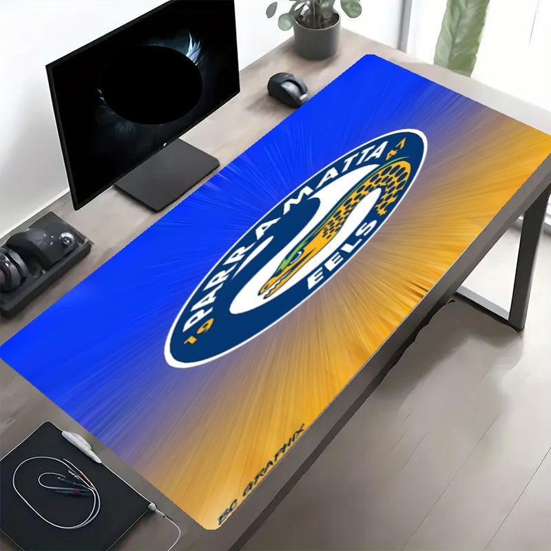 Parramatta Eels Print Mouse Pad, Anti‑Slip Desktop keyboard Mat, for PC Laptop Gaming Working Daily Use, Cool Festival Birthday Gift