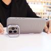 iPhone 17 Pro Max Case: Wave Pattern Anti-Drop, Lens Cover, Invisible Stand