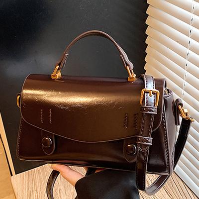 Winter Simple Bag Women's Niche Matte Small Square Bag High Value Fashionable Women's Bag Single Shoulder Hand Bag