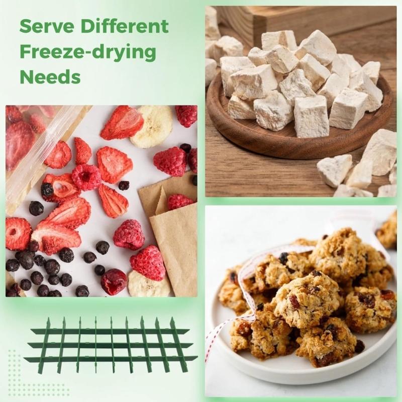 5Pcs Freezer Divider Tray Drying Supplies Freeze Dryer for Home Candy Freezer Tray Freezer Tray for Fruits