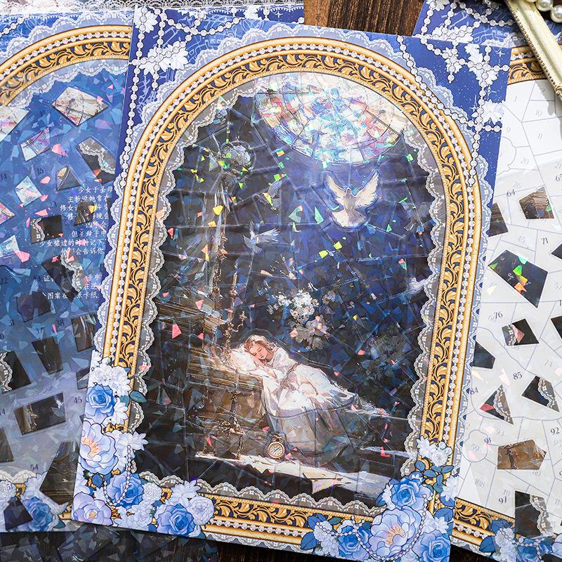 Retro Scenery Puzzle Stickers: Foggy Secret Series - 3 Styles