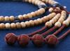 Kyoto Butsudan Hayashi Buddhistische Gebetsperlen, Shingon-Buddhismus, 1,2 Shaku (2,5cm), Buchsbaum mit braunem Quarz (Herren), Formeller, authentischer Stil