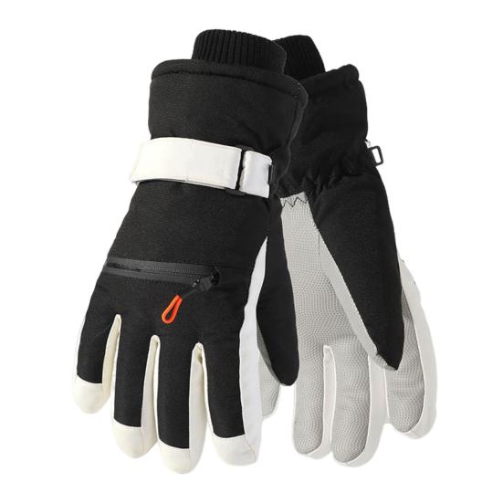 

Термо лыжные перчатки мужские и женские ветрозащитные зимние велосипедные перчатки с нескользящей ладонью водонепроницаемые с полными пальцами перчатки с сенсорным экраном для пеших прогулок сноубординга