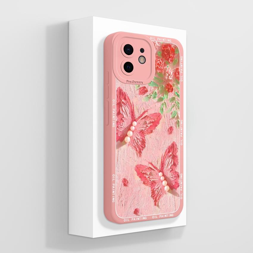 עבור אייפון 12 11 XR 6 7 8 פלוס מיני פרו מקס תיקי טלפון דפוס ארנבת קטיפה חמודה הגנה עמידה לאבק מסיליקון נוזלי כיסוי אחורי רך עבור כיסוי לאייפון