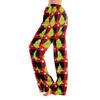 Adult Fashion Loose Christmas Printed Casual Pants Home Pajama Pants (No Drawstring)