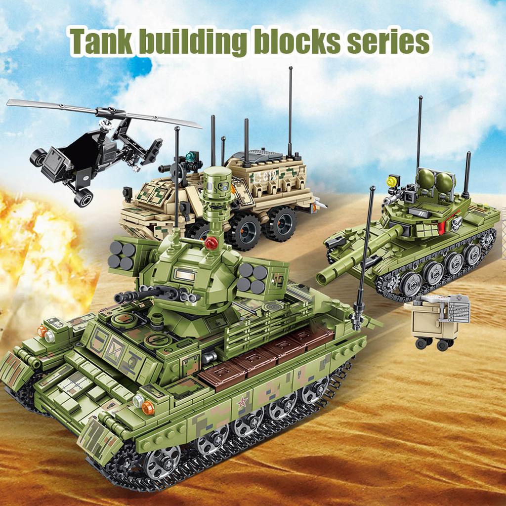 Buy Adult Toy Building Block Military Panzer Tank Model Building Blocks