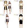 Luxurious Egyptian Pharaoh And Queen Costume Made Of Polyester For Unisex Dress Up Events