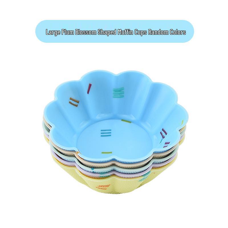 Silicone Muffin and Cake Molds for Baking, Egg Tarts, Steamed Eggs, Pudding, and Jelly Cups.