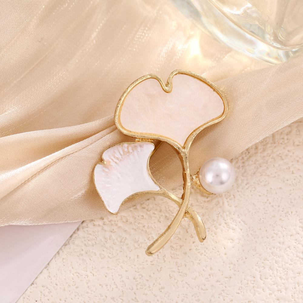 Vintage Peony Pearl Brooch - Fashionable Anti-Exposure Pin