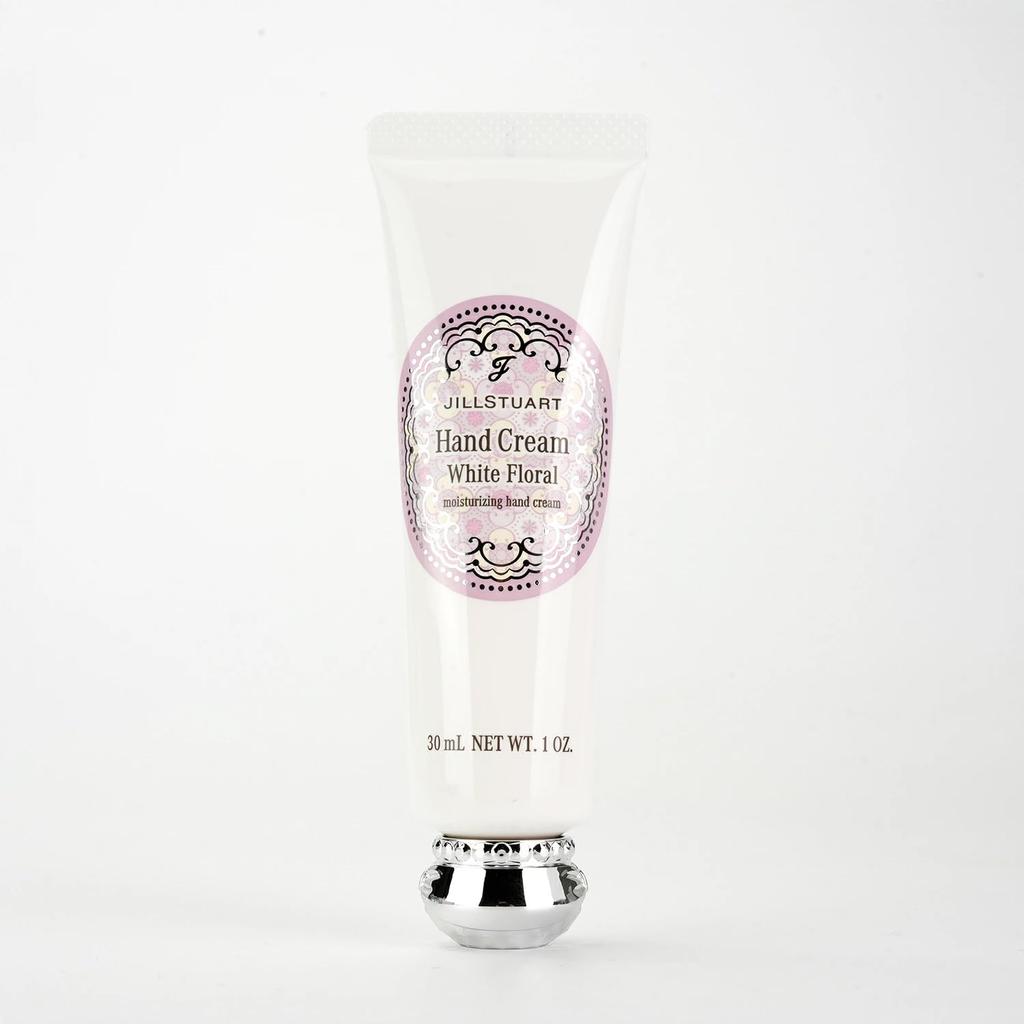 Gift JILL STUART Hand Cream Compact Mirror Hand Care Perfect for and Perfect as a White Day Includes a genuine paper bag and shopping Set (White