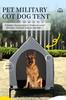 Haustier-Campingbetten Outdoor Hund Sonnenschutz mit Zelt Haustierbett Großer Hund Bissfeste Netz-Hundebett Sommer Atmungsaktiver Zwinger