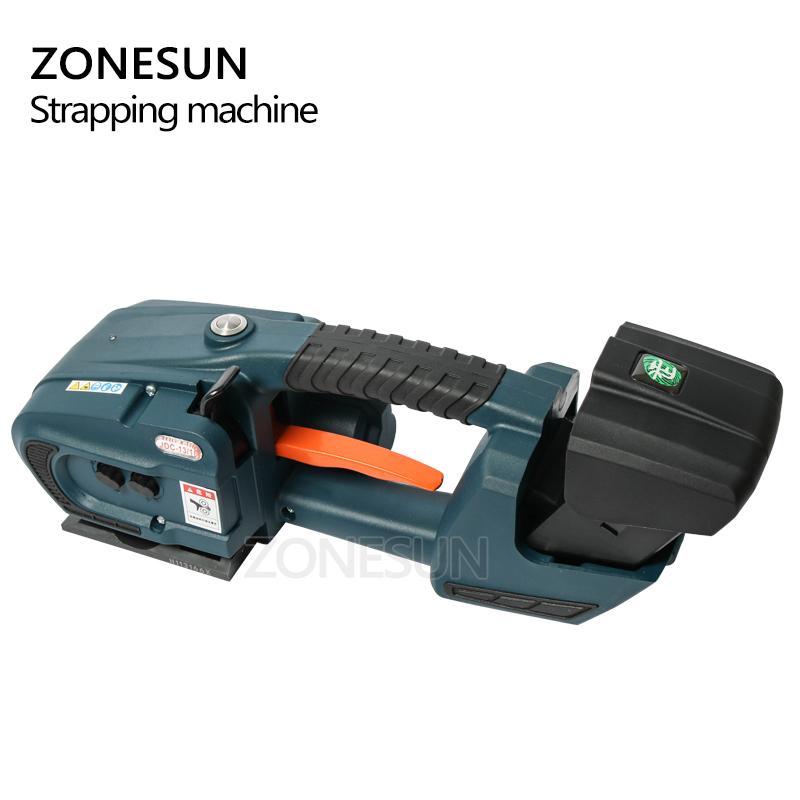 ZONESUN ZS-JDC16 13mm-16mm PET PP Plastic Strapping Machine Tools Battery Powered Strap Machine With 2 batteries
