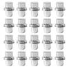20-Pack Cone Collar Wheel Nuts, High-Strength Stainless Steel, for Land Rover Discovery 3, 4, 5, and Range Rover Sport (LR068126)