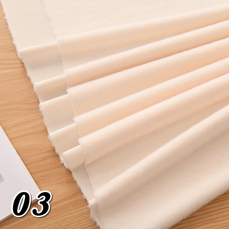 50*40cm Encrypt Imitation Rabbit Fur Fabric Thicken Plush Counter Background Clothing Fabric Handmade DIY Sewing Doll Fabric