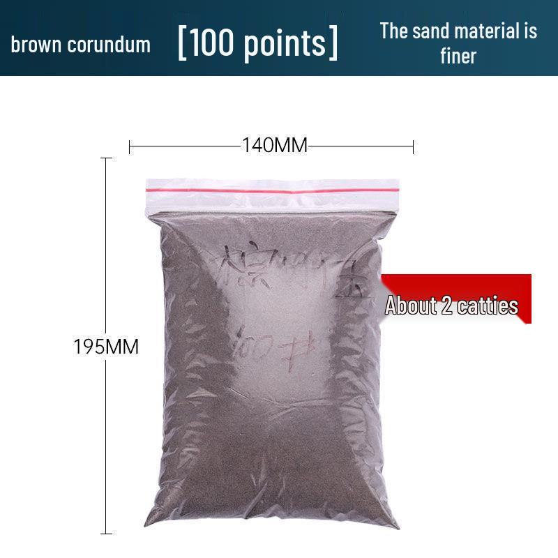 Sandblasting Machine with Brown/White Corundum, Glass Beads, and Emery for Abrasive Sand Use