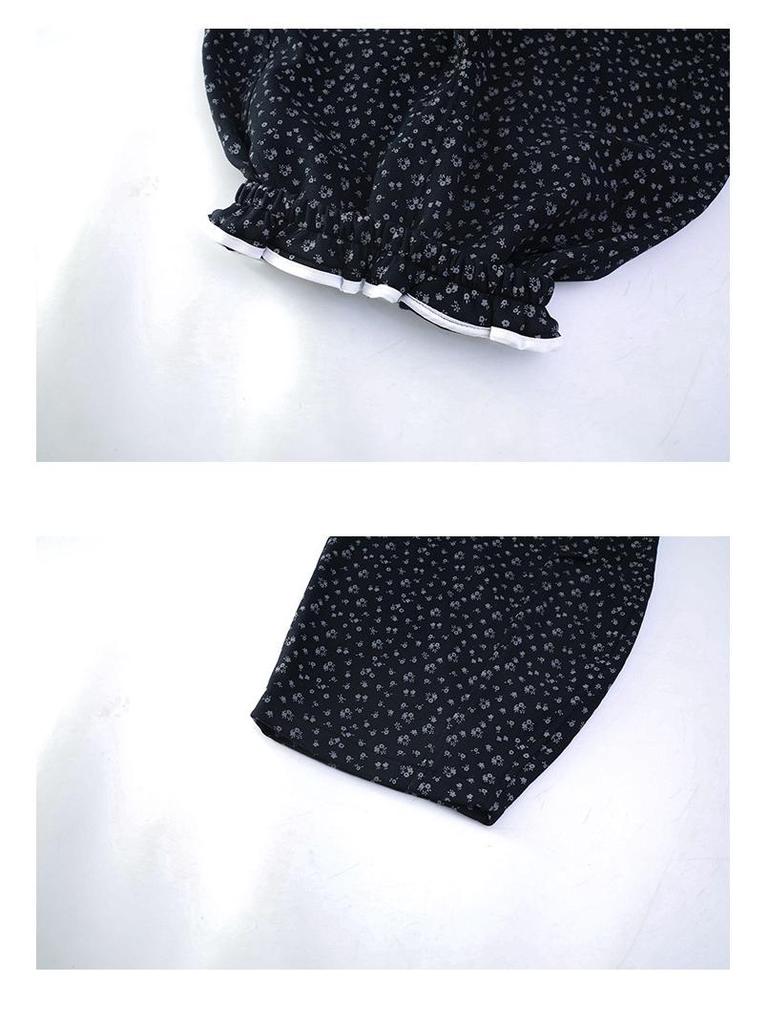 Girls' Autumn 2025 Fashionable Korean Style Three-Piece Set: Knitted Vest with Floral Pants for Older Kids