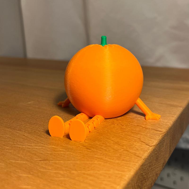3D Printed Fruit And Vegetable Figurines With Movable Joints Lemon Banana Design Ornaments Desk Decorations Home Decor&