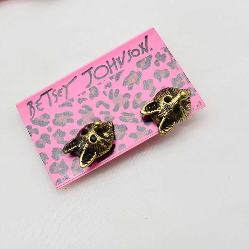 

Fashion Export Gold Plated Retro Flower Hat Fashion Personalized Mini Men and Women Variety Ear Studs Earrings 408 Fox Head Earrings